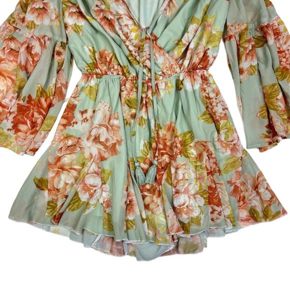 Floral Off-Shoulder Jumpsuit - Picture 5 of 6